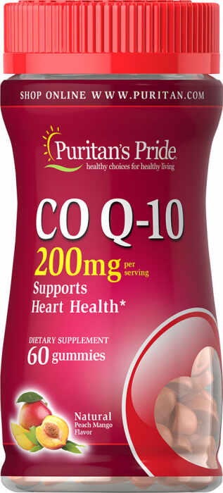 Puritan s Pride CO Q-10 200 mg 60 gummies